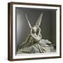 Psyche Revived by the Kiss of Love (Sculpture, 1787-1793)-Antonio Canova-Framed Giclee Print