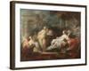 Psyche Showing Her Sisters Her Gifts from Cupid, 1753-Jean-Honoré Fragonard-Framed Giclee Print