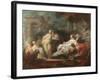 Psyche Showing Her Sisters Her Gifts from Cupid, 1753-Jean-Honoré Fragonard-Framed Giclee Print