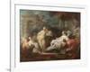 Psyche Showing Her Sisters Her Gifts from Cupid, 1753-Jean-Honoré Fragonard-Framed Giclee Print