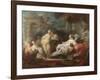 Psyche Showing Her Sisters Her Gifts from Cupid, 1753-Jean-Honoré Fragonard-Framed Giclee Print