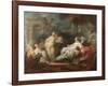 Psyche Showing Her Sisters Her Gifts from Cupid, 1753-Jean-Honoré Fragonard-Framed Giclee Print