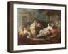 Psyche Showing Her Sisters Her Gifts from Cupid, 1753-Jean-Honoré Fragonard-Framed Giclee Print