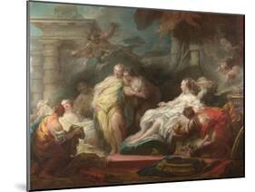 Psyche Showing Her Sisters Her Gifts from Cupid, 1753-Jean-Honoré Fragonard-Mounted Giclee Print