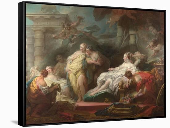 Psyche Showing Her Sisters Her Gifts from Cupid, 1753-Jean-Honoré Fragonard-Framed Stretched Canvas