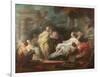 Psyche Showing Her Sisters Her Gifts from Cupid, 1753-Jean-Honoré Fragonard-Framed Giclee Print