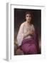 Psyche-William Adolphe Bouguereau-Framed Art Print