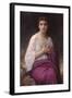 Psyche-William Adolphe Bouguereau-Framed Art Print