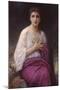 Psyche-William Adolphe Bouguereau-Mounted Art Print