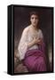 Psyche-William Adolphe Bouguereau-Framed Stretched Canvas