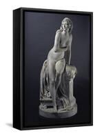 Psyche-Augustin Pajou-Framed Stretched Canvas