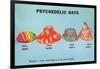 Psychedelic Hats-null-Framed Art Print