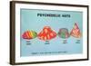 Psychedelic Hats-null-Framed Art Print
