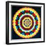 Psychedelic Mandala, 1969-Larry Smart-Framed Art Print