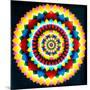Psychedelic Mandala, 1969-Larry Smart-Mounted Giclee Print