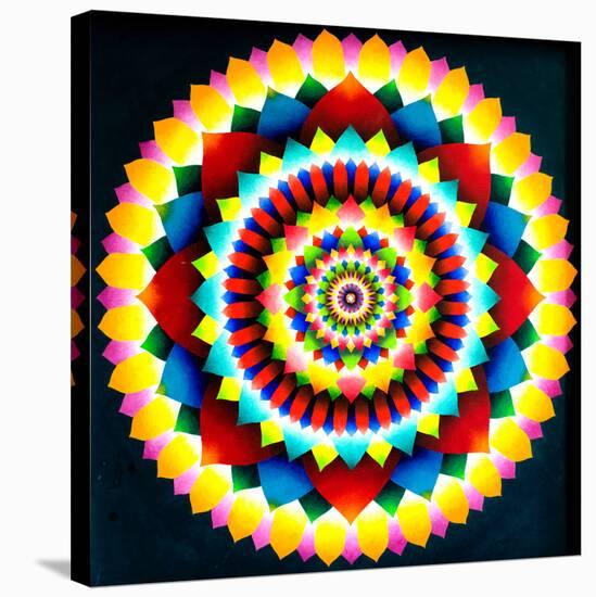 Psychedelic Mandala, 1969-Larry Smart-Stretched Canvas
