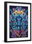 Psychedelic Meditating God-FlyLand Designs-Framed Giclee Print