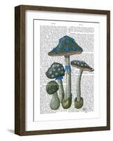 Psychedelic Mushrooms 1-Fab Funky-Framed Art Print