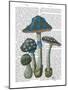 Psychedelic Mushrooms 1-Fab Funky-Mounted Art Print