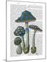 Psychedelic Mushrooms 1-Fab Funky-Mounted Art Print