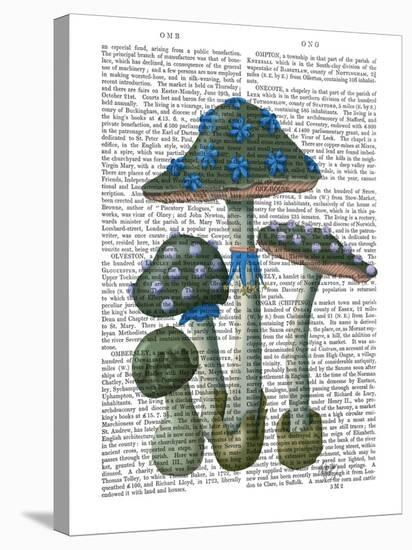 Psychedelic Mushrooms 1-Fab Funky-Stretched Canvas
