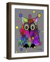 Psychedelic Owl-Sartoris ART-Framed Giclee Print