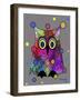 Psychedelic Owl-Sartoris ART-Framed Giclee Print
