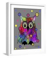 Psychedelic Owl-Sartoris ART-Framed Giclee Print