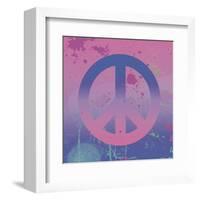 Psychedelic Peace-Erin Clark-Framed Art Print