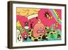 Psychedelic Postcard-osov-Framed Premium Giclee Print