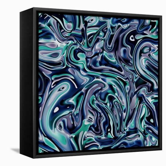 Psychedelic Seamless Pattern-Alexandra Khrobostova-Framed Stretched Canvas