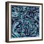 Psychedelic Seamless Pattern-Alexandra Khrobostova-Framed Photographic Print