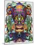 Psychedelic Tiki Creature-FlyLand Designs-Mounted Giclee Print