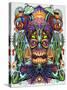 Psychedelic Tiki Creature-FlyLand Designs-Stretched Canvas