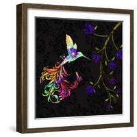 Psychedelic Twilight-Tina Lavoie-Framed Giclee Print