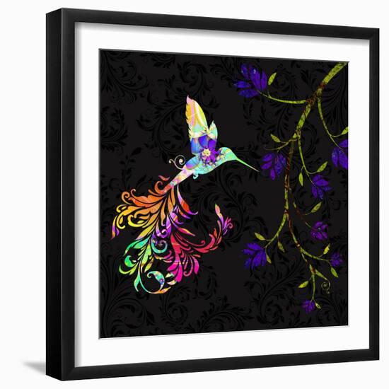 Psychedelic Twilight-Tina Lavoie-Framed Giclee Print