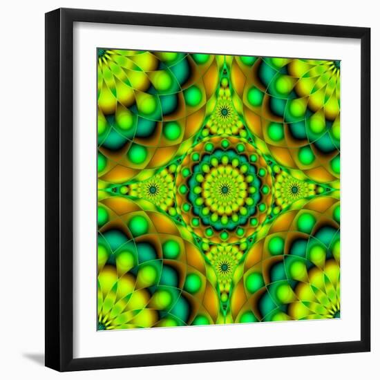 Psychedelic Visions-Medusa81-Framed Art Print