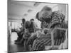 Psychiatric Patients in a Hospital Ward-Carl Mydans-Mounted Photographic Print