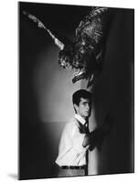 PSYCHO, 1960 directed by ALFRED HITCHCOCK Anthony Perkins (b/w photo)-null-Mounted Photo