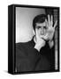 PSYCHO, 1960 directed by ALFRED HITCHCOCK Anthony Perkins (b/w photo)-null-Framed Stretched Canvas