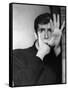 PSYCHO, 1960 directed by ALFRED HITCHCOCK Anthony Perkins (b/w photo)-null-Framed Stretched Canvas