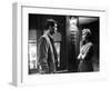 PSYCHO, 1960 directed by ALFRED HITCHCOCK Anthony Perkins / Janet Leigh (b/w photo)-null-Framed Photo