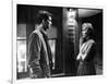 PSYCHO, 1960 directed by ALFRED HITCHCOCK Anthony Perkins / Janet Leigh (b/w photo)-null-Framed Photo