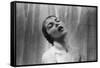 PSYCHO, 1960 directed by ALFRED HITCHCOCK Janet Leigh (b/w photo)-null-Framed Stretched Canvas