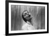 PSYCHO, 1960 directed by ALFRED HITCHCOCK Janet Leigh (b/w photo)-null-Framed Photo