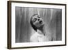 PSYCHO, 1960 directed by ALFRED HITCHCOCK Janet Leigh (b/w photo)-null-Framed Photo