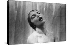 PSYCHO, 1960 directed by ALFRED HITCHCOCK Janet Leigh (b/w photo)-null-Stretched Canvas