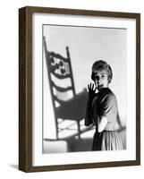 PSYCHO, 1960 directed by ALFRED HITCHCOCK Janet Leigh (b/w photo)-null-Framed Photo