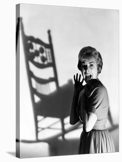 PSYCHO, 1960 directed by ALFRED HITCHCOCK Janet Leigh (b/w photo)-null-Stretched Canvas