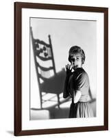 PSYCHO, 1960 directed by ALFRED HITCHCOCK Janet Leigh (b/w photo)-null-Framed Photo